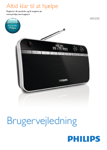 Brugsanvisning Philips AE5252 Radio