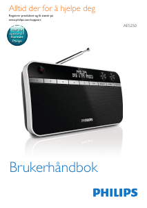 Bruksanvisning Philips AE5252 Radio