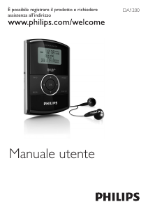 Manuale Philips DA1200 Radio