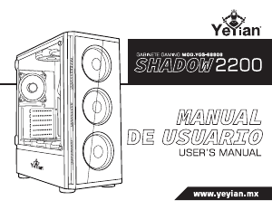 Manual Yeyian Shadow 2200 PC Case