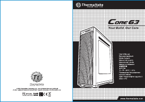 Handleiding Thermaltake Core G3 PC behuizing