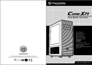 Kullanım kılavuzu Thermaltake Core X71 Bilgisayar kasası