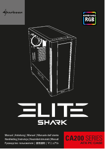 Használati útmutató Sharkoon Elite Shark CA200G Számítógépház