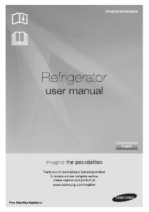 मैनुअल Samsung RT36HDRZESP फ्रिज़-फ्रीज़र