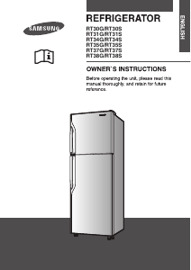 Manual Samsung RT34STSW Fridge-Freezer