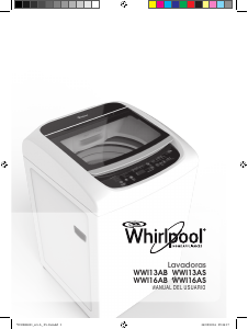 Manual de uso Whirlpool WWI13ABZWA Lavadora