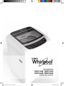 Manual de uso Whirlpool WWI16ABZWA Lavadora