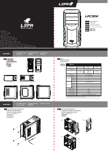 Handleiding LEPA LPC309 PC behuizing