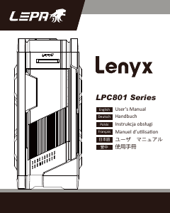 Manual LEPA LPC801 Lenyx PC Case