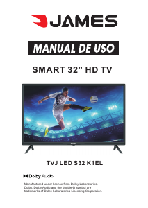 Manual de uso James TVJ LED S32 K1EL Televisor de LED