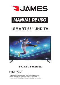 Manual de uso James TVJ LED S65 N3EL Televisor de LED