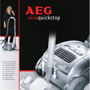 Bedienungsanleitung AEG AVQ2104.1 VivaQuickstop Staubsauger