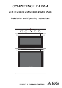 Manual AEG D4101-4-B Oven