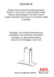 Manual AEG-Electrolux DK6390-M Cooker Hood