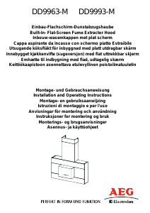 Bruksanvisning AEG-Electrolux DD9963-M Köksfläkt