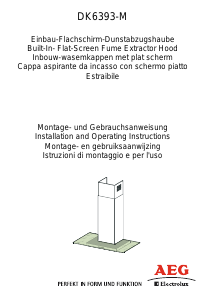 Manual AEG-Electrolux DK6393-M Cooker Hood