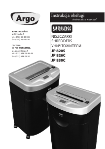 Manual Wallner JP 820S Paper Shredder