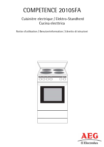 Manuale AEG-Electrolux Competence 20105FA-W Cucina