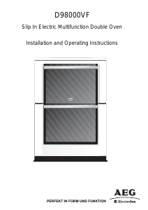 Manual AEG-Electrolux D98000VF-W Range