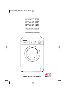 Bedienungsanleitung AEG-Electrolux L5212 Waschmaschine
