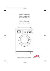 Bedienungsanleitung AEG-Electrolux L5211 Waschmaschine