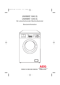 Bedienungsanleitung AEG-Electrolux L1245EL Waschmaschine