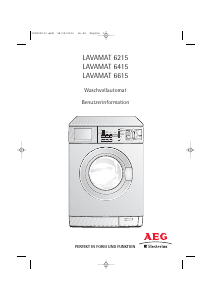 Bedienungsanleitung AEG-Electrolux L6215 Waschmaschine