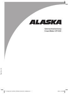 Manual Alaska CP1000 Crepe Maker