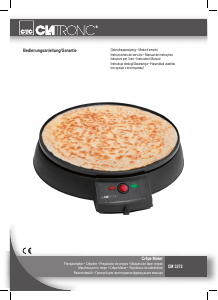 Bedienungsanleitung Clatronic CM 3372 Crêpes Maker