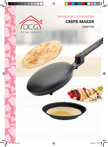Manuale DCG CM5750 Crepiera