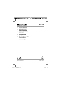 Manuale Einhell TH-TC 618 Sega da banco