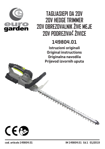 Manual Eurogarden 149804.01 Hedgecutter