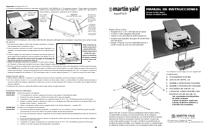 Manual de uso Martin Yale P7200 Plegadora