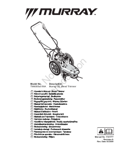 Manuale Murray TM6000x51NA Tagliabordi