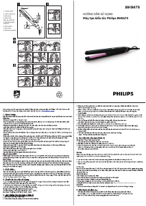 Hướng dẫn sử dụng Philips BHS675 Máy tạo kiểu tóc