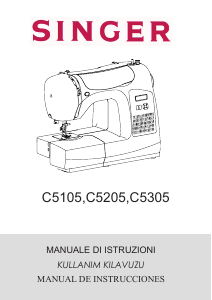 Kullanım kılavuzu Singer C5105 Dikiş makinesi