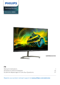 Mode d’emploi Philips 32M1N5500VS Momentum 5000 Moniteur LED