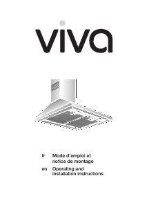 Mode d’emploi Viva VVA92E160 Hotte aspirante