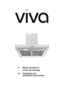 Manual Viva VVA92E450 Cooker Hood