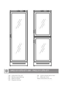 Manual de uso Vestfrost VKG 671 Vinoteca