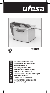 Manual Ufesa FR1220 Fritadeira