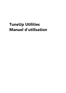 Mode d’emploi TuneUp Utilities 2011