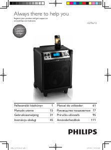 Handleiding Philips AZP6 Speakerdock