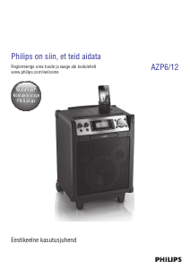 Kasutusjuhend Philips AZP6 Kõlaridokk