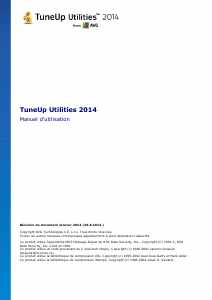 Mode d’emploi TuneUp Utilities 2014
