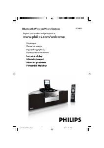 Manual Philips BTM630 Speaker Dock