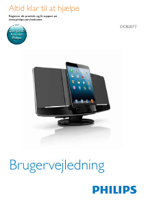 Brugsanvisning Philips DCB2077 Højttalerdock