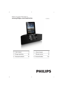 Manual Philips DCB352 Speaker Dock