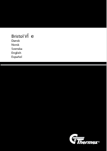 Brugsanvisning Thermex Bristol V Emhætte