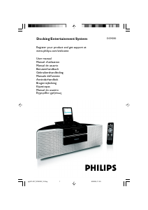 Manual Philips DCM230 Speaker Dock